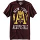 thumbnail image 1 of Aeropostale Hombres Nyc East Div. Camiseta gráfica, roja, extragrande, 1 of 1