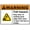 Warning Sign 3, variant on Warning Sign Green Products 1923 Recycled Biohazard Prohibits Eating Drinking Smoking - 12×8 Inches, Metal, Home Business Eco Safety Decor