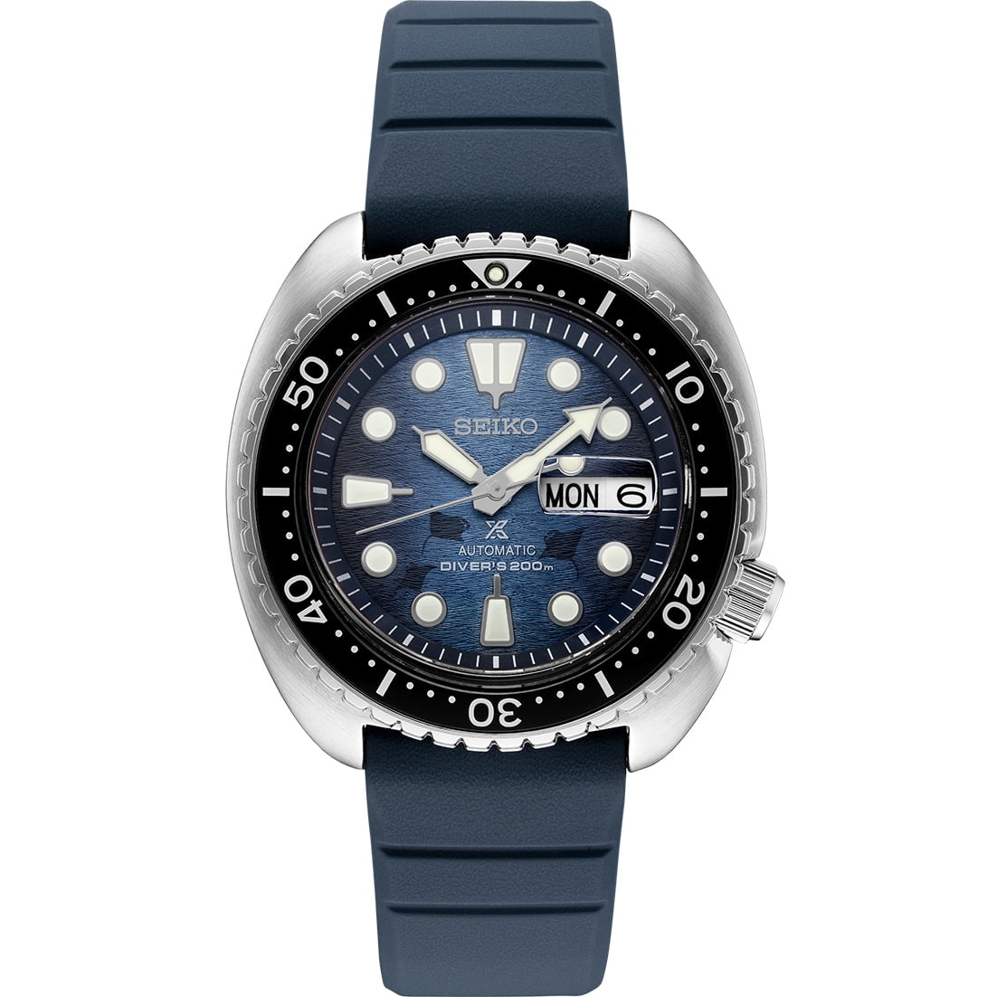 Seiko SRPF77 King Turtle Made Japan Diver Watch Blue Stainless 200M  Automatic 