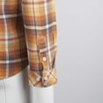 thumbnail image 5 of O'Neill Men's Cream Orange Plaid Whittaker L/S Flannel Shirt (S01), 5 of 5