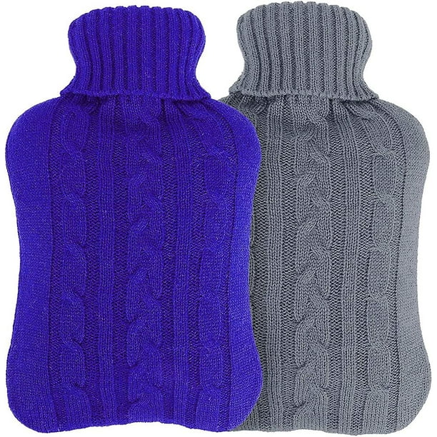 Hot Water Bottle, 2l Leakproof Thermoplastic Hot Water Bag With Soft Knitted Walmart.ca