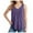 Purple, variant on yueewhu Tank Top for Women Loose Fit Sleeveless Shirts V Neck Summer Clothes Ruched Women's Tees and Tanks Curved Hem (Red, XXL)