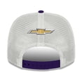 thumbnail image 4 of Men's New Era  Purple/White Alex Bowman 2026 ally 9SEVENTY Adjustable Trucker Hat, 4 of 4