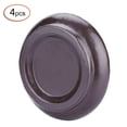 thumbnail image 3 of 4Pcs Bois de Hêtre Rond Piano Repose-Pieds Fixés Droit Piano Roulette Tasses Accessoires (Brun), 3 of 11