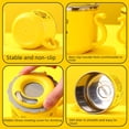 thumbnail image 2 of Taza de agua de acero inoxidable 304 con pajita, taza de jardín de infantes, taza de leche linda de doble capa para niños, regalo de pato amarillo pequeño, 2 of 6