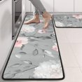 thumbnail image 2 of Kitchen Rugs Sets Of 2,Pioneer Flower Floral Print Pattern Anti Fatigue Kitchen Mat Rugs Non Slip Washable,Decorative Kitchen Floor Mats for Kitchen,Sink,Laundry,17"x47"+17"x47", 2 of 5