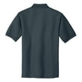 thumbnail image 6 of Yellow Rooster Male Silk Touch Polo Men Extended T-Shirts Steel Grey 2XL, 6 of 7