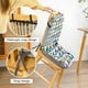 thumbnail image 3 of Cojines para uso en el hogar, cojín de suelo acolchado para sala de estar, tatami, silla de oficina, silla de computadora, cojín transpirable amigable con el asiento, cojín de triángulo de colores de, 3 of 6