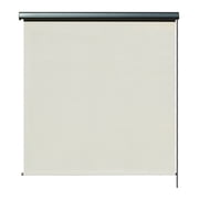 Keystone Fabrics Premier 4' x 8' Cord Operated Outdoor Sun Shade with Protective Valance, Sand Dune