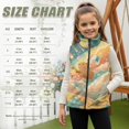 thumbnail image 6 of Xixirimido Dreamy Capybara Colorful Sky Pattern Kids Zip-up Vest for Girls Boys Sleeveless Fleece Vest with Pockets Stand Collar Jacket Kids Fall Winter Outwear for 11-12Y, 6 of 6