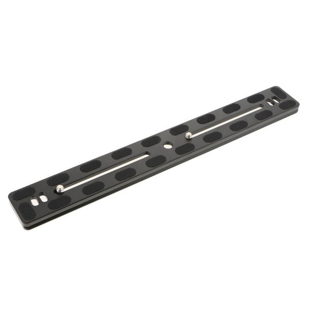 Deslizador de Riel de Enfoque de Enfoque , 38x300 Mm Teleobjetivo licencia de Liberación Rápida para Cámara DSLR Videocámara Co