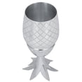 thumbnail image 3 of Copa de cóctel con forma de corte de acero inoxidable 304, copa de vino, coctelera plateada, Bar, 3 of 8