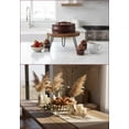 thumbnail image 5 of 3 Pack Wooden Display Stands, 8" 10" 12" Rustic Risers with Metal Legs for Dessert Table, Party Decor, Plants & Home Display, 5 of 9