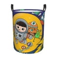 thumbnail image 1 of ZICANCN Astronaut Moon Monsters Laundry Basket Organizer, Dirty Clothes Hamper for Bathroom Kids Girls Boys Laundry Hamper Medium, 1 of 7