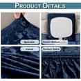 thumbnail image 7 of KBOOK Sofa Cushion Covers Stretch Velvet Sofa Slipcover Sofa Seat Covers for Living Room, 7 of 7