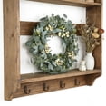 thumbnail image 3 of Spring Door Wreath, 20" Artificial Spring Wreath with Greenery, White Berries and Floral Accents - Spring Wreaths for Front Door, Outdoor All Year, Spring Decor for Home,Porch, Party, 3 of 7