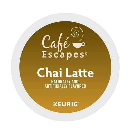 Café Escapes Chai Latte Keurig K-Cup Coffee Pods, 24