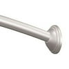 Moen 72" Fixed Curved Shower Curtain Rod, Brushed Nickel