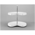 thumbnail image 6 of Rev-A-Shelf Ld-2472-28-1 Lazy Daisy Polymer 28" Pie Cut 2 Shelf Lazy Susan Set - Almond, 6 of 7