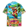 thumbnail image 4 of Funny Parrot Hawaiian Shirt For Men Summer Beach Vacation Aloha Party Mens Hawaiian Shirts Short Sleeve Button Down Shirt Men, 4 of 7
