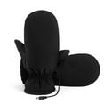 thumbnail image 5 of Gants Noirs Mitaines Hiver USB Chauffés Gants Chauds Chauffés Main Chauds Randonnée Conduite Course Cyclisme, 5 of 5