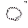 thumbnail image 2 of Coofit Bague de Doigt Simple Ajustable Rétro en Zircon Perlé Bague de Phalange pour Femmes, 2 of 10