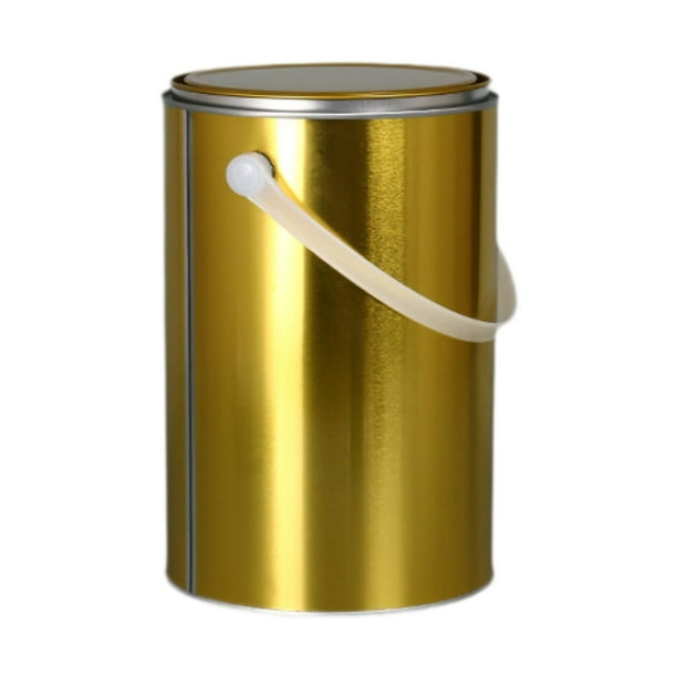 Lata de pintura vacía, latas de pintura de metal, hierro multifuncional, pinturas reutilizables a prueba de óxido 5L