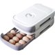 thumbnail image 1 of Cartón de huevos con tapa - El cartón de huevos con tapa se puede apilar y sellar para mantenerlos frescos - Capacidad para 18-21 huevos (blanco). brillar Electrónica, 1 of 5
