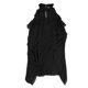 thumbnail image 1 of bar III Vestido recto con aleteo para mujer, negro, pequeño, 1 of 2