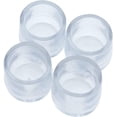 thumbnail image 6 of Non Slip Chair Leg Tips, Furniture Grippers Pads, Floor Protector Sofa Rubber Chair Feet Table Leg Caps Round Dia fit 1" (2.5cm), Clear, 8 Pack, 6 of 7