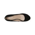thumbnail image 4 of BANDOLINO Womens Black 1/2" Platform Padded Breathable Nuri Wedge Slip On Espadrille Shoes 7 M, 4 of 4