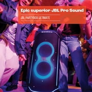 JBL PartyBox Ultimate - Massive party speaker with powerful sound, multi-dimensional lightshow, and splashproof design. - Black (Sold without manufacturer )