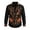 Black, variant on Halloween Tee Shirts Mens Day Of The Dead Shirt Long Sleeve Halloween Mexican Floral Button Down Casual Party Shirts for Guys