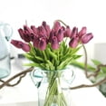 thumbnail image 3 of Advancent 20 unids/set de tulipanes artificiales aptos para mascotas con amplia aplicación, tulipanes inodoros, flores artificiales Decoración del hogar, 3 of 6