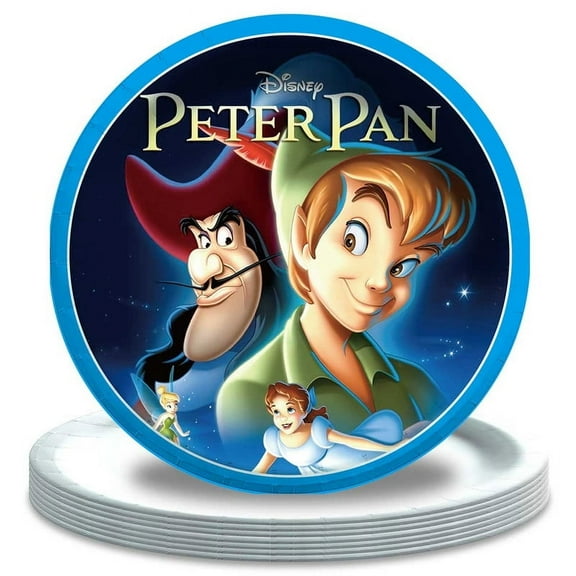 Peter Pan Birthday Decorations Plates Party Supplies Tableware Disposable Dinnerware