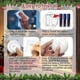 thumbnail image 5 of Christmas Window Lights, 2pcs LED Star Curtain Fairy Lights with 8 Modes, Christmas String Lights Battery Powered for Indoor Outdoor Window Wedding Xm, 5 of 5
