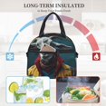 thumbnail image 4 of Easygdp Surrealist Goat Caja de Almuerzo para Mujeres y Hombres, Bolsa de Almuerzo Insulada, Bolsas Reutilizables Impermeables para Viajes, Trabajo y Picnics, 4 of 7