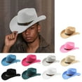 thumbnail image 3 of ROZYARD Vintage Sueded Denims Hat Trendy Western Headwear Casual Western Hat Outdoor, 3 of 20
