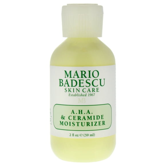 Crema hidratante con AHA y ceramidas de Mario Badescu para unisex: crema hidratante de 2 oz