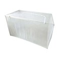 thumbnail image 2 of ZZkhGO Small Zipper Mosquito Net, 27.56x51.18in Polyester White Bed Top Closing for Indoor Use, Breathable Fine Mesh Zip Door Fits Bed Frame for Insect Protection, 2 of 6