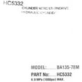 thumbnail image 4 of SeaStar HC5332 Sterndrive 7" Stroke 8.3 Cubic Inch Cylinder, 4 of 4