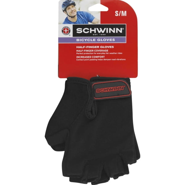 M Ventura Gel Gloves Short Finger Black//Red NEW