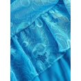 thumbnail image 4 of Blue Womens Ultra Low Waist Lace Mesh Tiered Ruffle Tie-Side Mini Skirt, 4 of 4