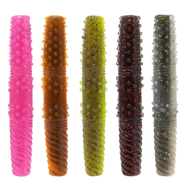 Señuelo Pesca Suave Flotante Senko Worm Swimbait 8 Uds 65mm para Trucha Lubina