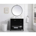 thumbnail image 6 of 36 inch Single Bathroom Vanity in Black, 6 of 8