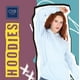 thumbnail image 3 of Sudaderas Para Mujer Hoodie Con Capucha Afelpada Moda Casual, 3 of 8