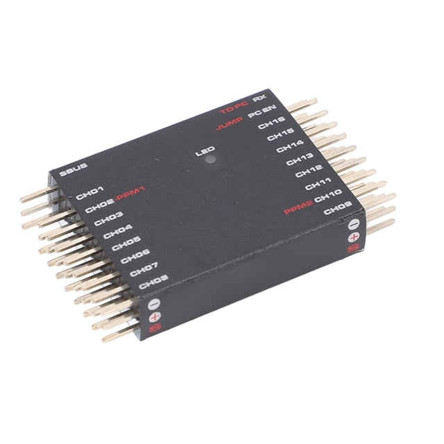 SBUS A PWM PPM Decoder, 16 Canales Ligero Pwm Señal Convertidor de Señal Personalización Conveniente Configuración Conveniente Simple Portable para Computadora