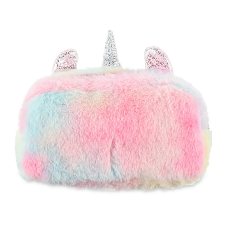 Pink Fluffy Unicorn Pencil Case