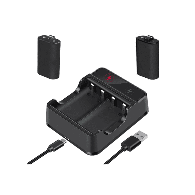 Kit Cargador Y 2 Baterías Recargable Para Xbox One Serie X/s
