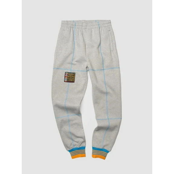 AACA Men's Heavyweight Fleece Joggers with Contrast Stitching, Tapered Athletic Fit Sweatpants with Zipper Pockets